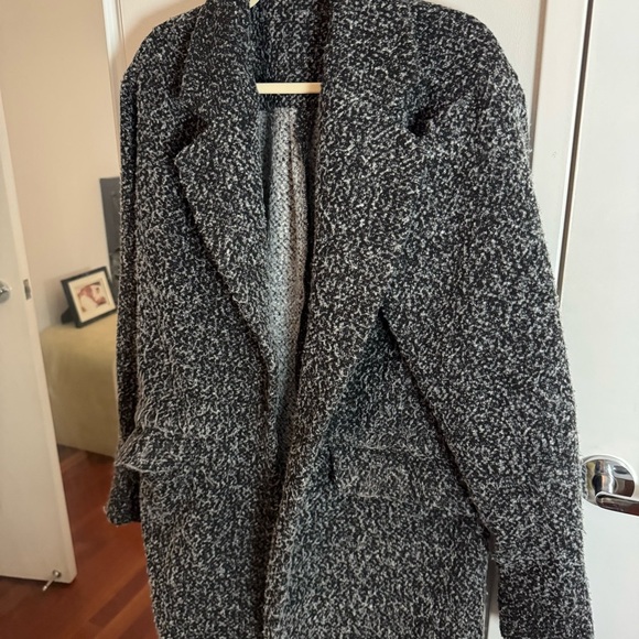 AFRM Bran Charcoal Tweed Coat - XS / S - Picture 7 of 7